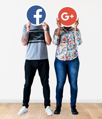 People Holding Two Social Media Icons 53876 49336